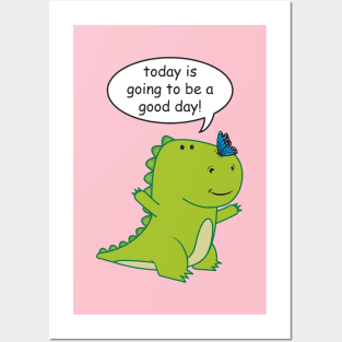 Good Day for the Little Dinosaur Posters and Art